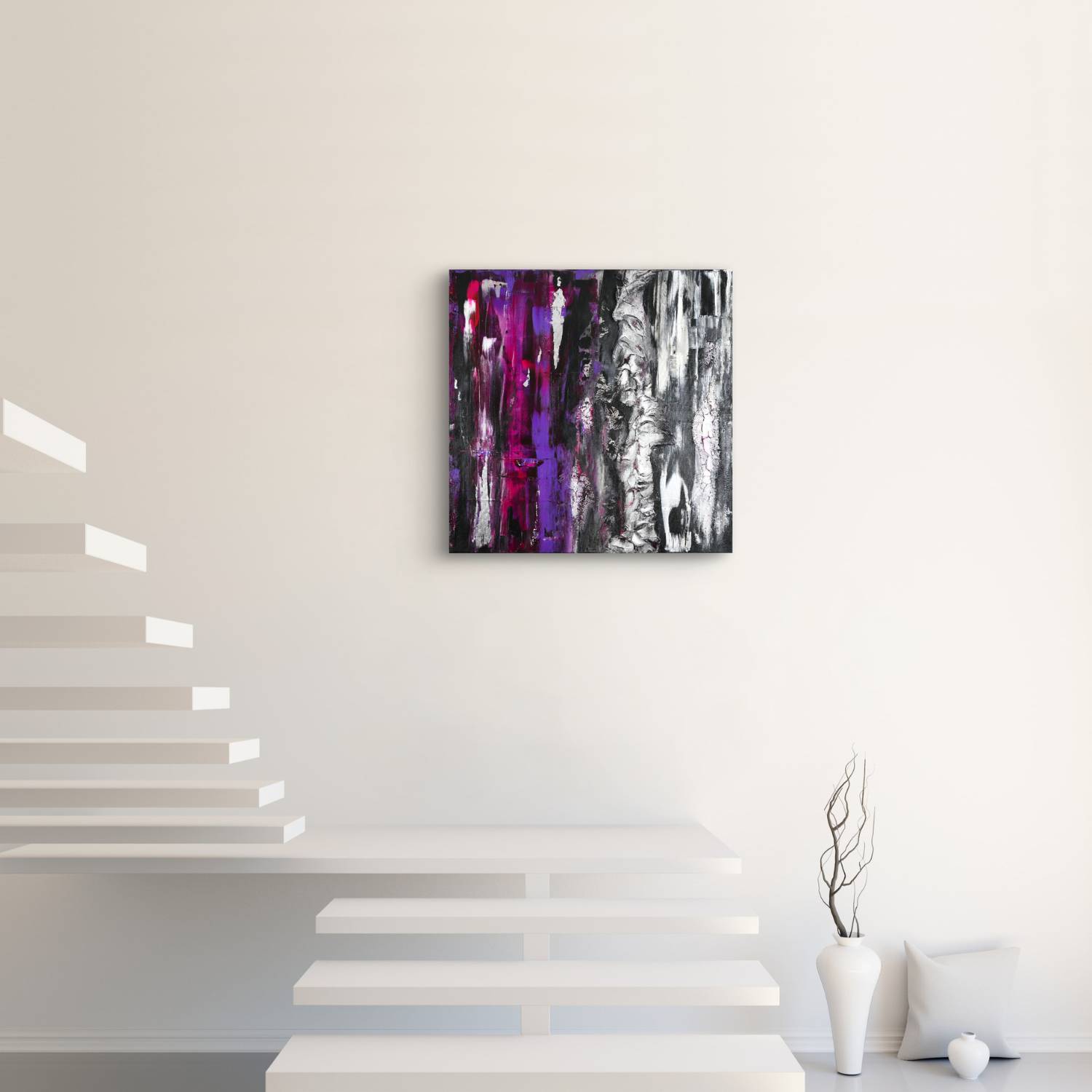 2ThingsLavender - Mixed Media Werk aus der 2Things-Serie von Marleen