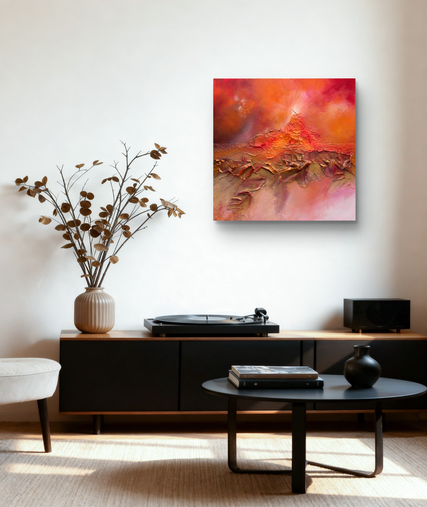 Diffuse Glow – Contemporary Textured Abstract Painting.webp
