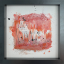 Spring 01 – Abstract Wall Art, Framed 20x20cm