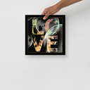 Love Typography Poster – Kunstdruck als Poster in verschiedenen Design und Größen