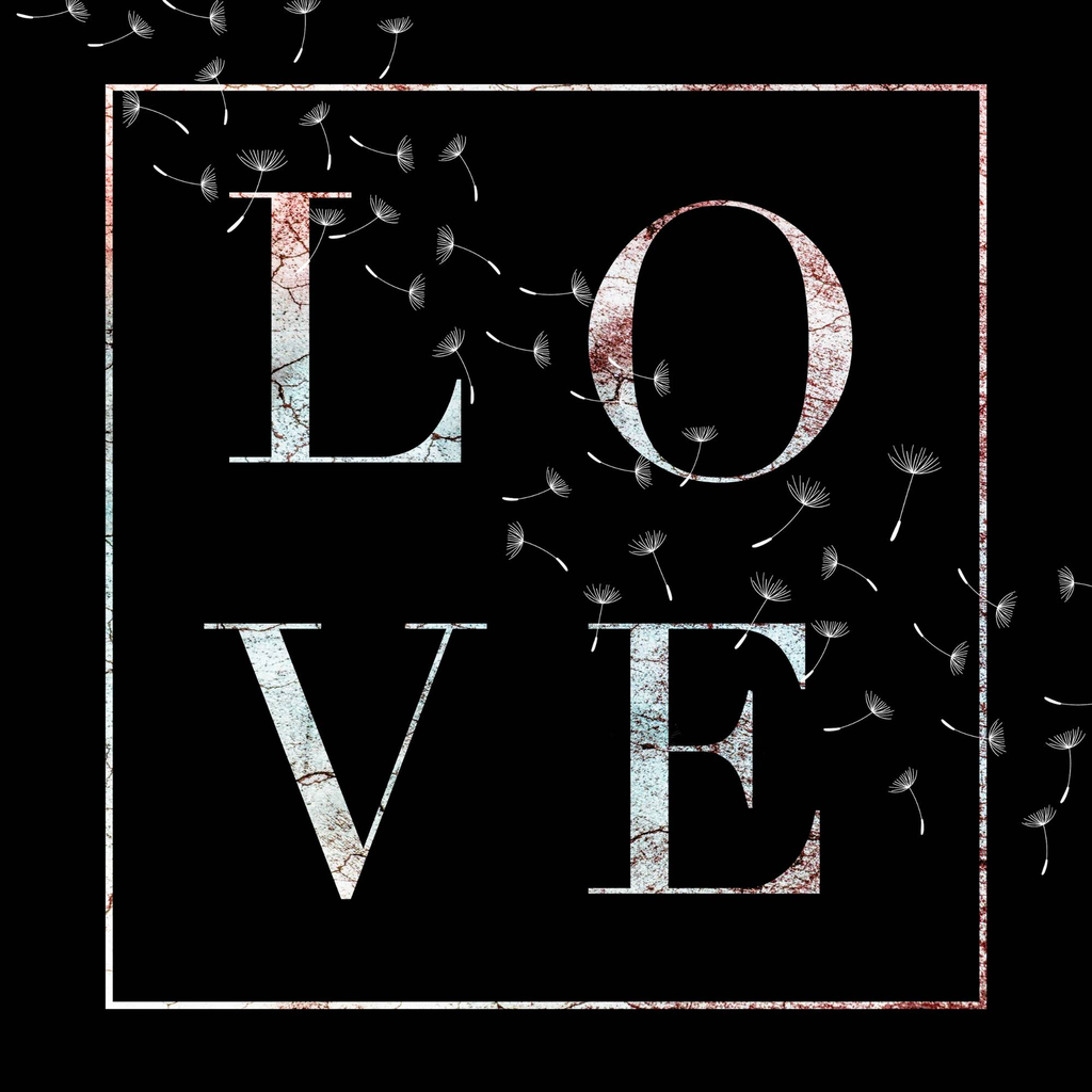 Love in Bloom – Kunstdruck auf Leinwand in verschiedenen Größen