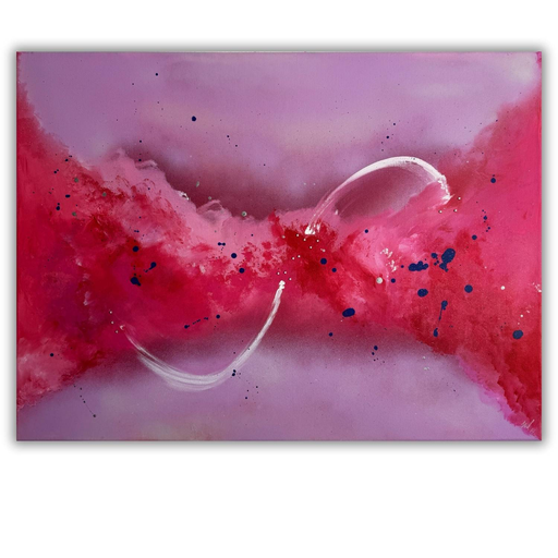 Snitch - abstraktes Wandbild auf Leinwand 80x60cm